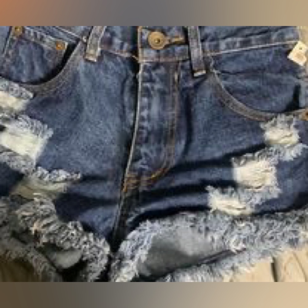 Ladies Denim Shorts Sz S New With Tag
